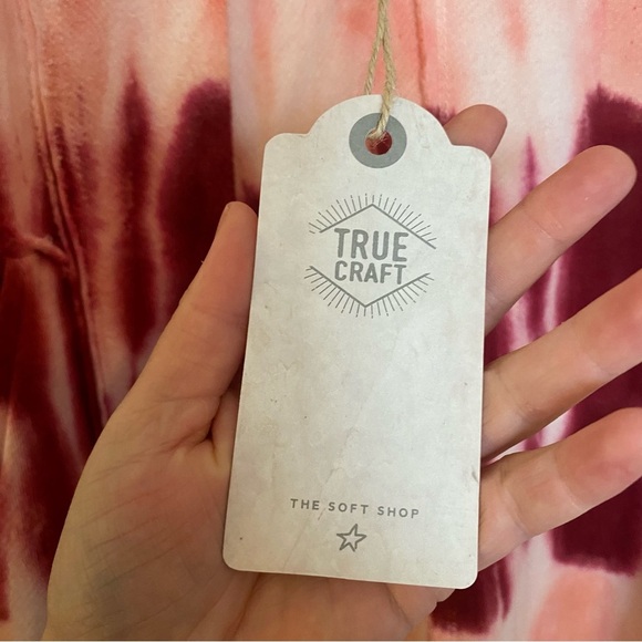 True Craft Open Front Kimono Women’s Tie Dye Cardigan Jacket Size XS Pockets NWT - Picture 4 of 10